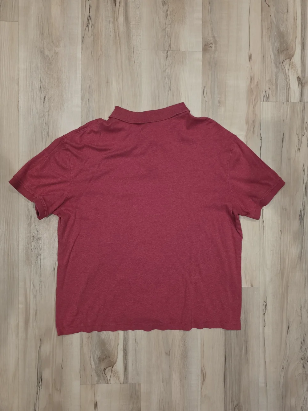 Banana Republic Red Short-Sleeve Polo